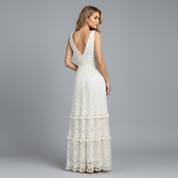 Isolde Beauchêne | Boho Lace Maxi Dress For Women