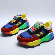 Lysandra Pembrooke | Rainbow Platform Orthopedic Sneakers
