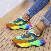 Lysandra Pembrooke | Rainbow Platform Orthopedic Sneakers