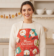 Celeste Duvall | Unisex Christmas Print Kitchen Apron