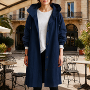 Pauline Grenoble | Hooded Waterproof Trench Coat For Women