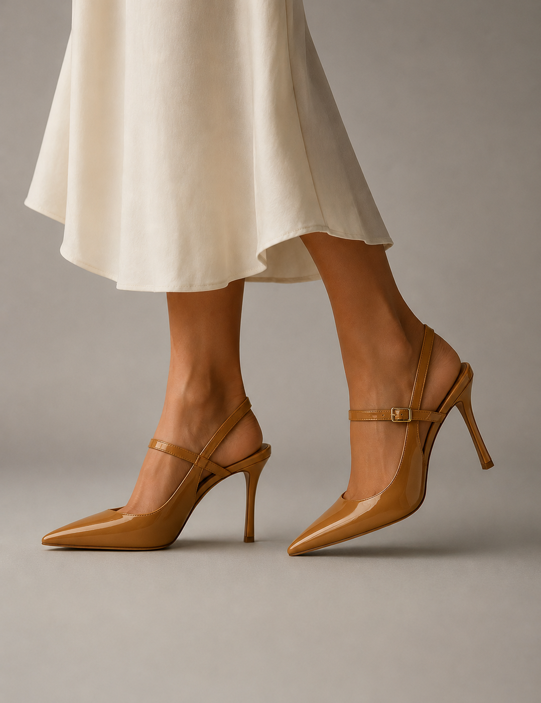 Isabelle Vosclair | Buckle-Strap Slingback Stiletto Heels For Women