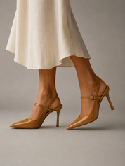 Isabelle Vosclair | Buckle-Strap Slingback Stiletto Heels For Women