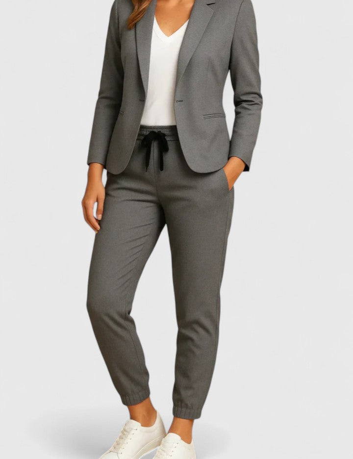 Adriana Bellvoire | Blue Tailored Blazer & Jogger Co-ord Set