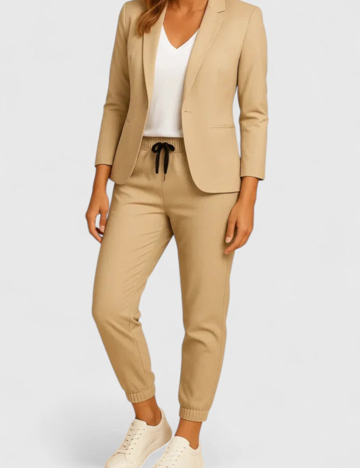 Adriana Bellvoire | Blue Tailored Blazer & Jogger Co-ord Set