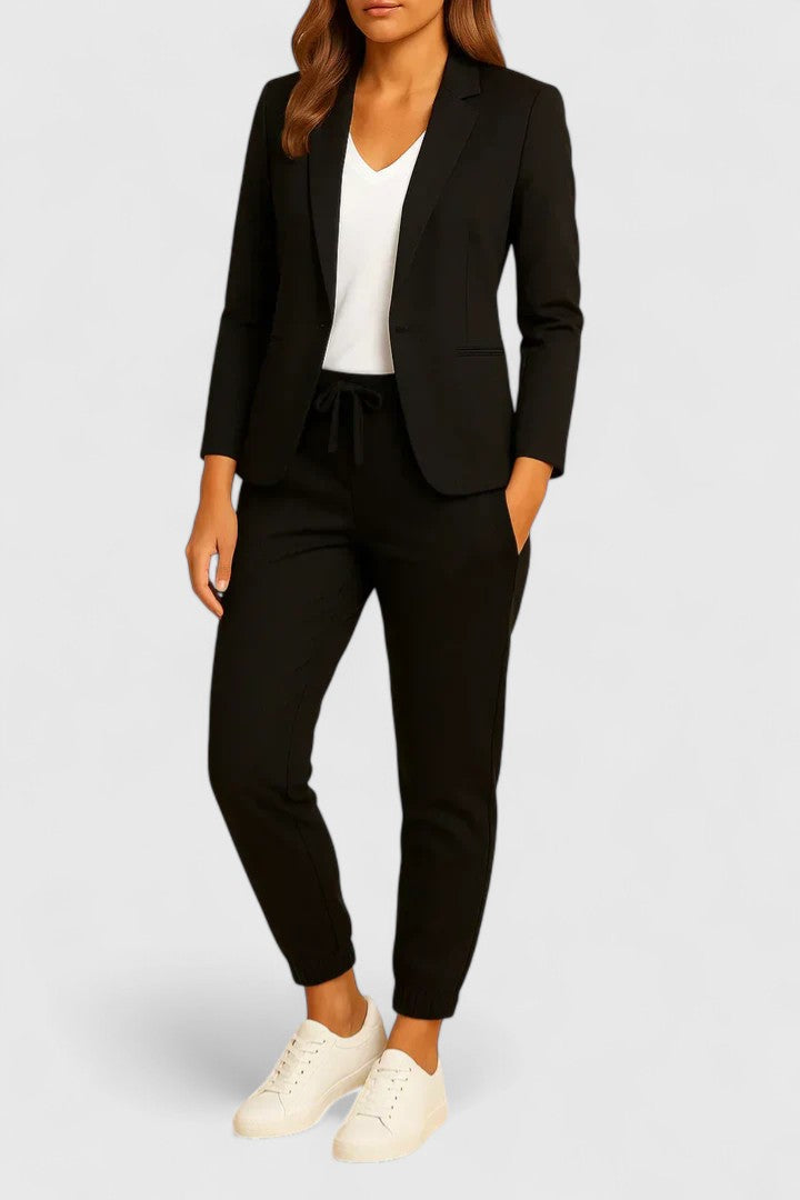 Adriana Bellvoire | Blue Tailored Blazer & Jogger Co-ord Set