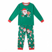 Cozy Noel | Green Santa Print Christmas Pyjamas Unisex & Family