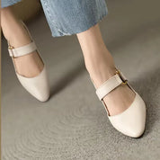 Aurelia Blackwood | Black Block Heel Slingback For Women