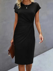 Adriana Fontwell | Ruched Midi Dress For Women