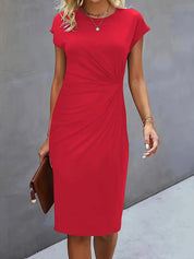 Adriana Fontwell | Ruched Midi Dress For Women