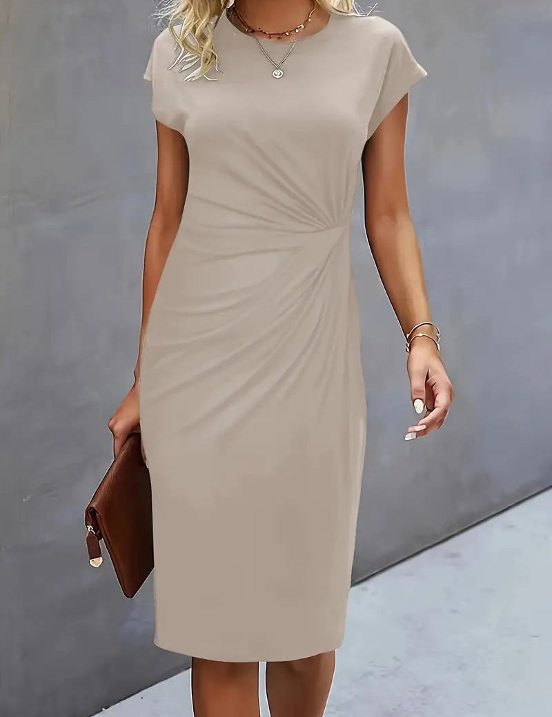Adriana Fontwell | Ruched Midi Dress For Women