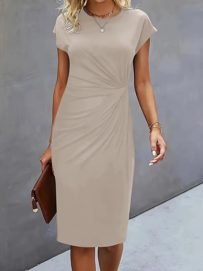 Adriana Fontwell | Ruched Midi Dress For Women