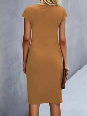 Adriana Fontwell | Ruched Midi Dress For Women