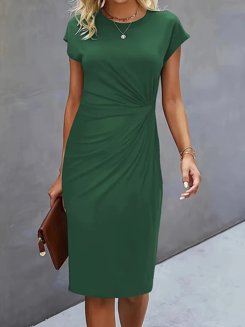 Adriana Fontwell | Ruched Midi Dress For Women