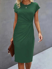 Adriana Fontwell | Ruched Midi Dress For Women
