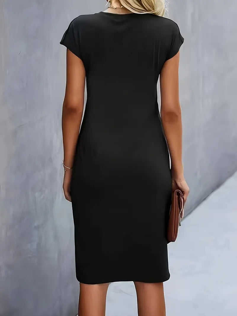 Adriana Fontwell | Ruched Midi Dress For Women