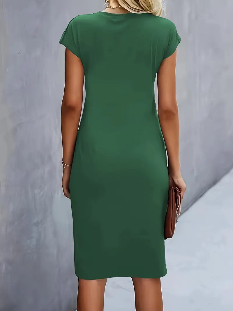 Adriana Fontwell | Ruched Midi Dress For Women