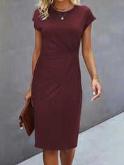 Adriana Fontwell | Ruched Midi Dress For Women