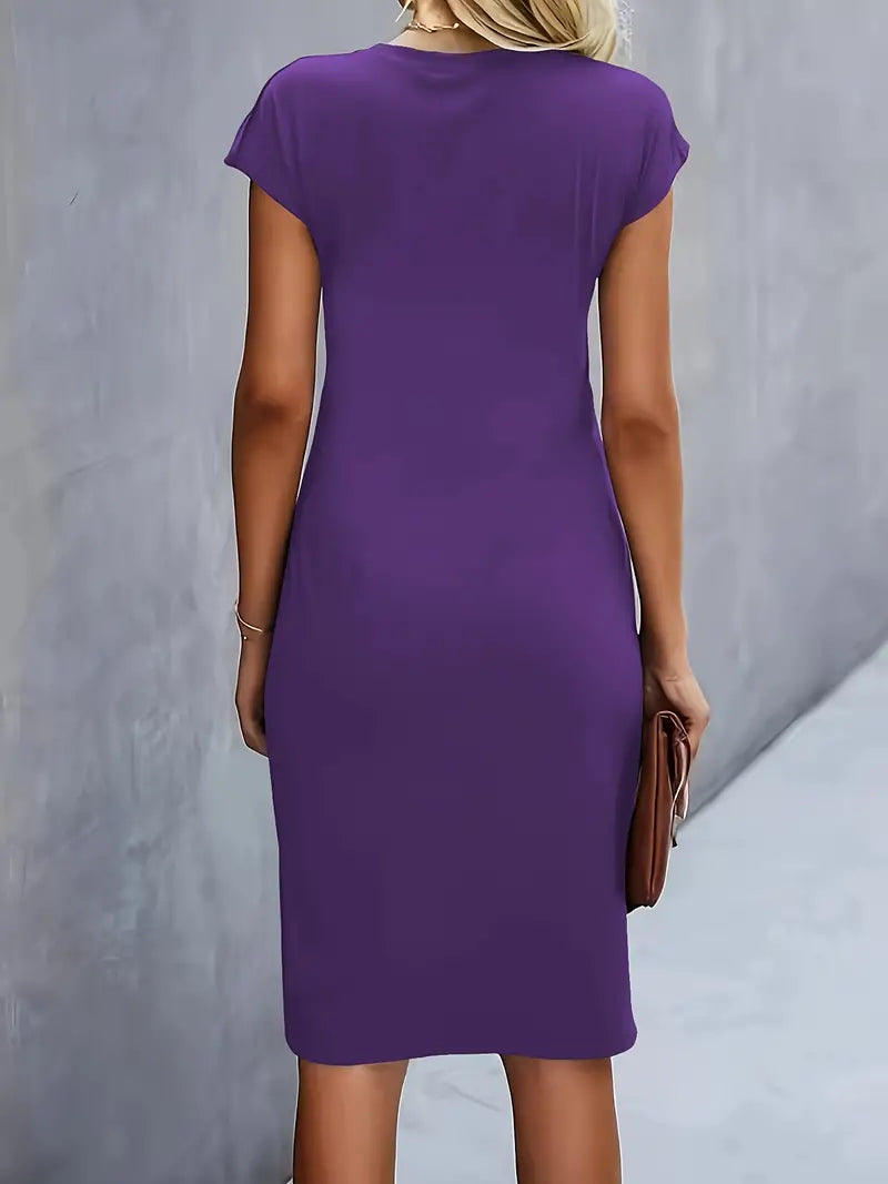 Adriana Fontwell | Ruched Midi Dress For Women
