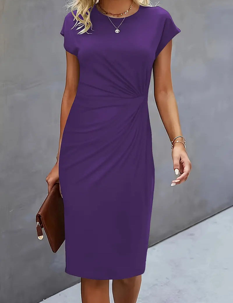 Adriana Fontwell | Ruched Midi Dress For Women