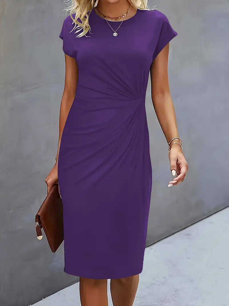 Adriana Fontwell | Ruched Midi Dress For Women