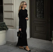Eloise Harrington | Ribbed Knit Maxi Dress For Women
