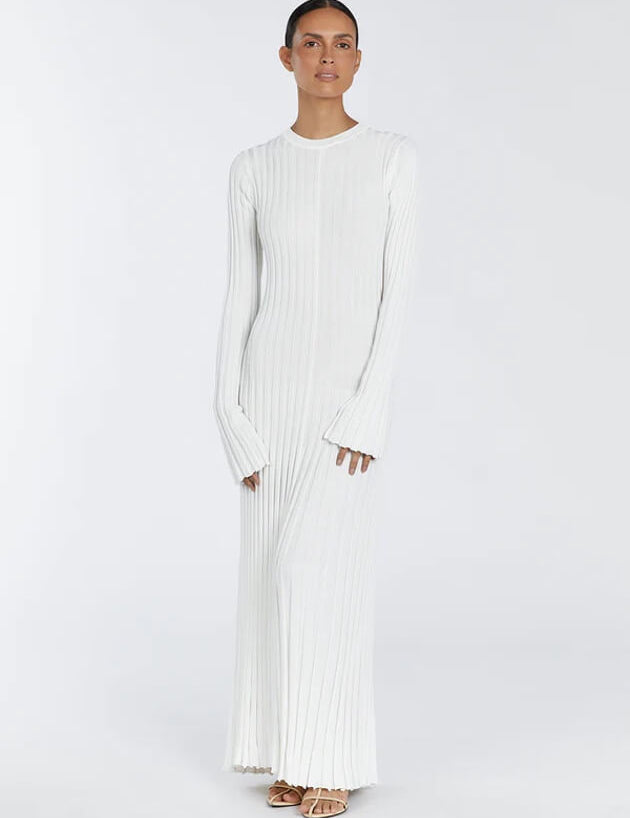 Eloise Harrington | Ribbed Knit Maxi Dress For Women