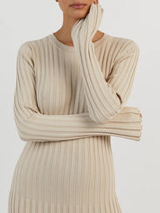 Eloise Harrington | Ribbed Knit Maxi Dress For Women