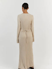 Eloise Harrington | Ribbed Knit Maxi Dress For Women