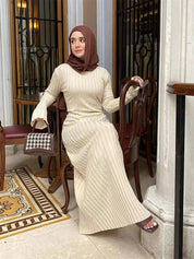 Eloise Harrington | Ribbed Knit Maxi Dress For Women