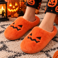 Ghoul Friend | Pumpkin Halloween Slippers For Women