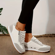 Elara Vincourt | Cadiz Orthopedic Lace-Up Sneakers For Women