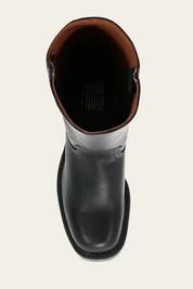 Arabella Stonebridge | Dark Brown Knee-High Leather Boots Slim Fit
