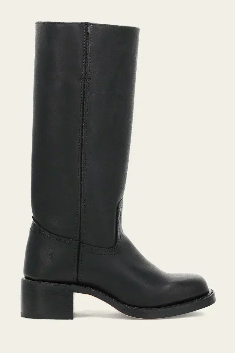 Arabella Stonebridge | Dark Brown Knee-High Leather Boots Slim Fit