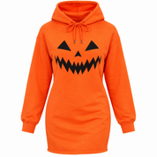 Little Boo | Pumpkin Face Halloween Dress For Women