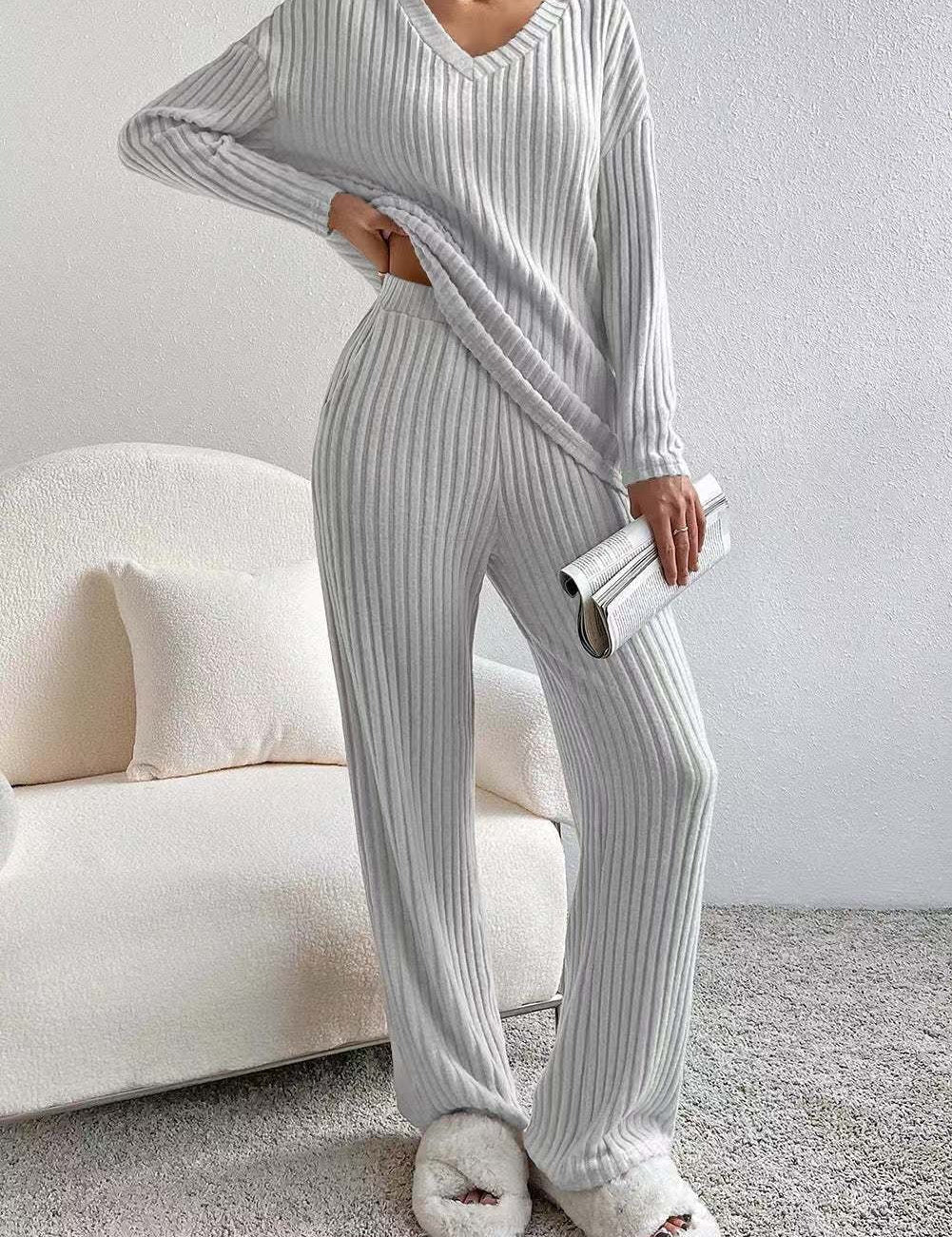 Chiara Rossellini | Soft Knit Lounge Set For Women