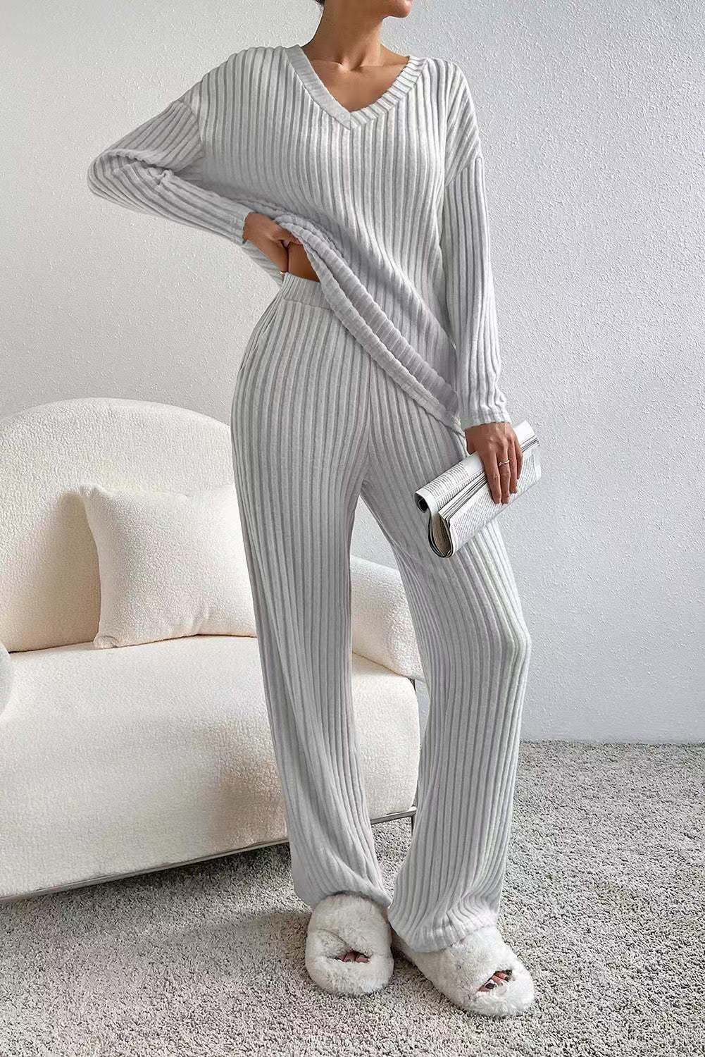 Chiara Rossellini | Soft Knit Lounge Set For Women