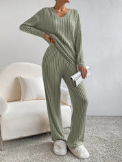 Chiara Rossellini | Soft Knit Lounge Set For Women