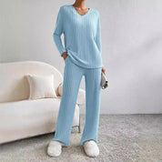 Chiara Rossellini | Soft Knit Lounge Set For Women