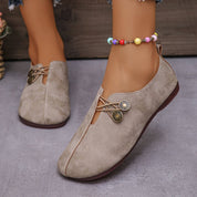 Nadine Elsworth | Black Orthopedic Flat Loafers For Women
