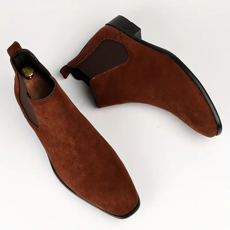 Giovanni Ricci | Luxury Suede Chelsea Boots For Women