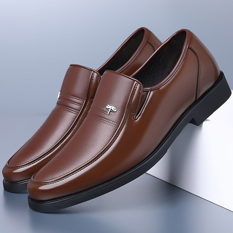Lorenzo Bellini | Luxury Leather Slip-On Dress Shoes For Men