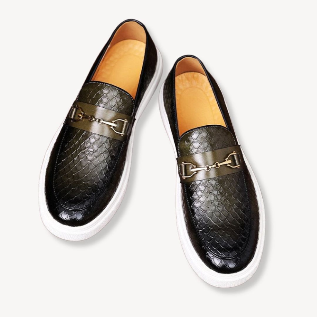 Marco DeLuca | Luxury Leather Slip-On Loafers For Men