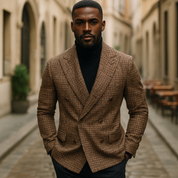 Sebastian Moreau | Double-Breasted Tailored Blazer For Men