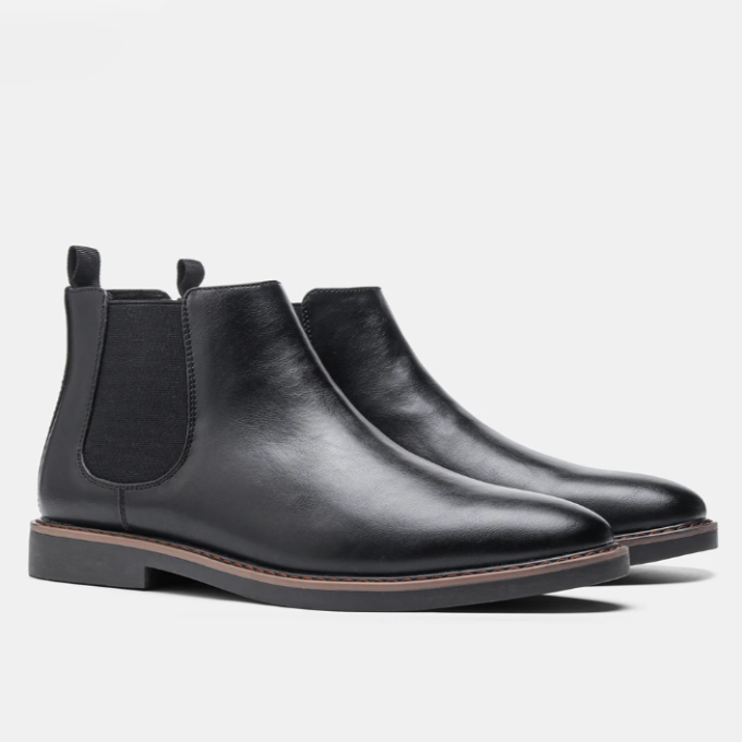 Lorenzo Vitale | Leather Chelsea Boots For Men