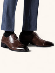 Alessandro Ricci | Luxury Oxford Leather Shoes For Men