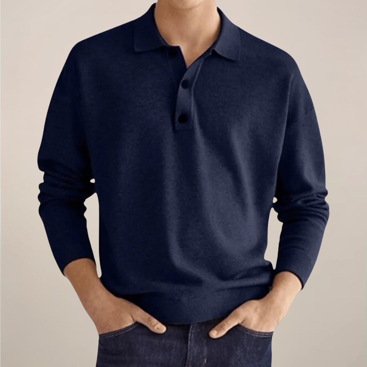 Lorenzo DeLuca | Luxury Knit Polo Sweater For Men