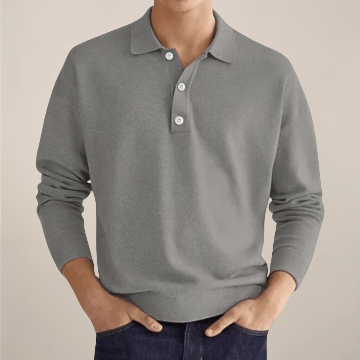 Lorenzo DeLuca | Luxury Knit Polo Sweater For Men