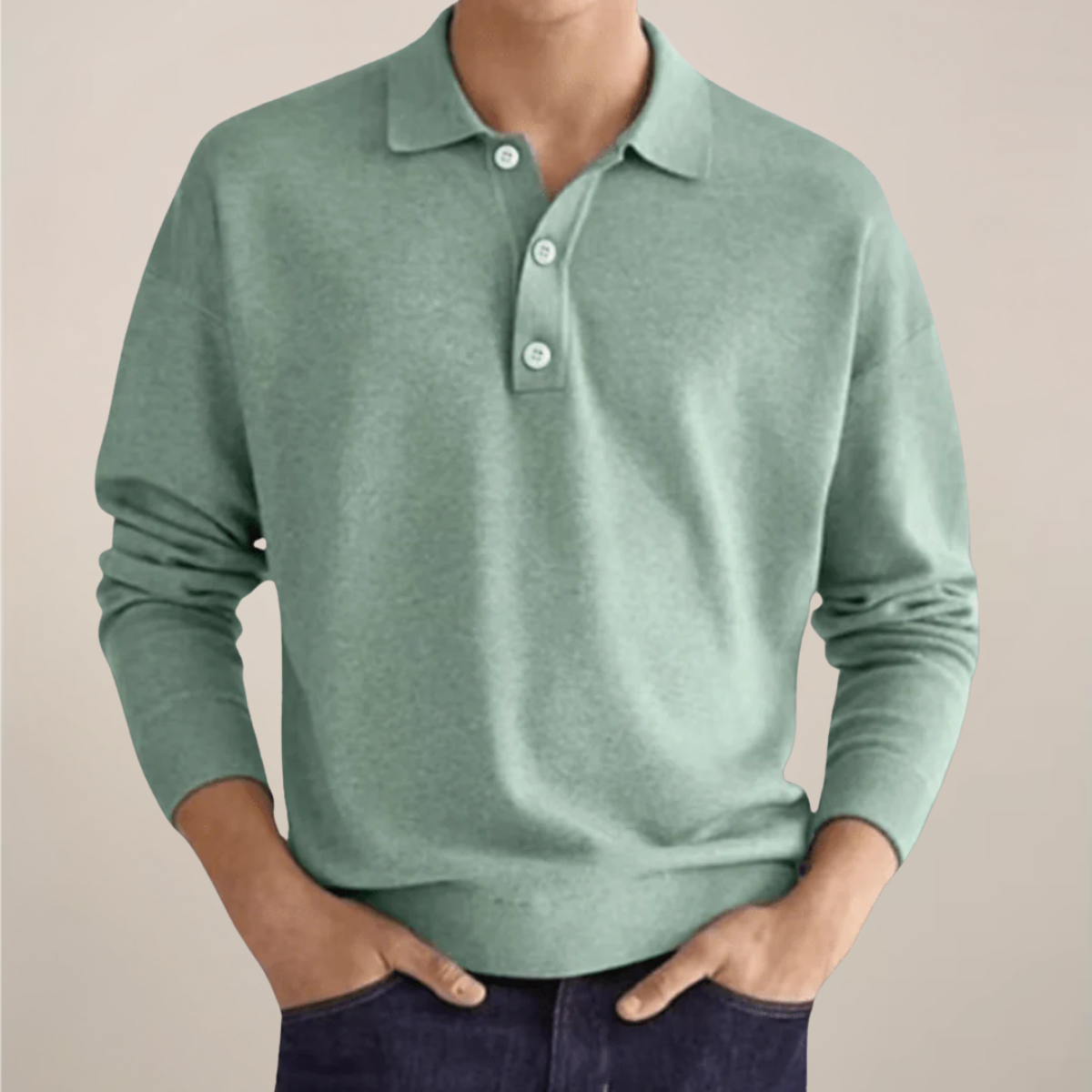 Lorenzo DeLuca | Luxury Knit Polo Sweater For Men