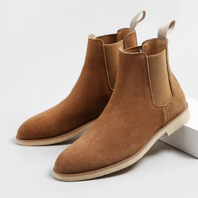Matteo Ricci | Suede Chelsea Boots For Men
